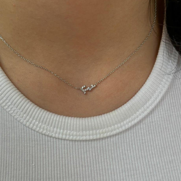 Arapça Aşk Kolye (Hub) - 925 Ayar Gümüş