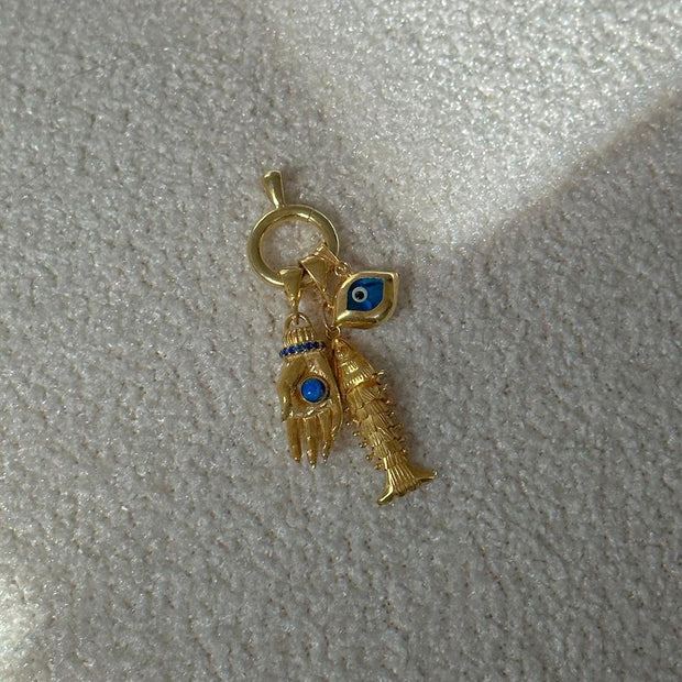 Charmlı Kolye Ucu - 925 Ayar Gümüş