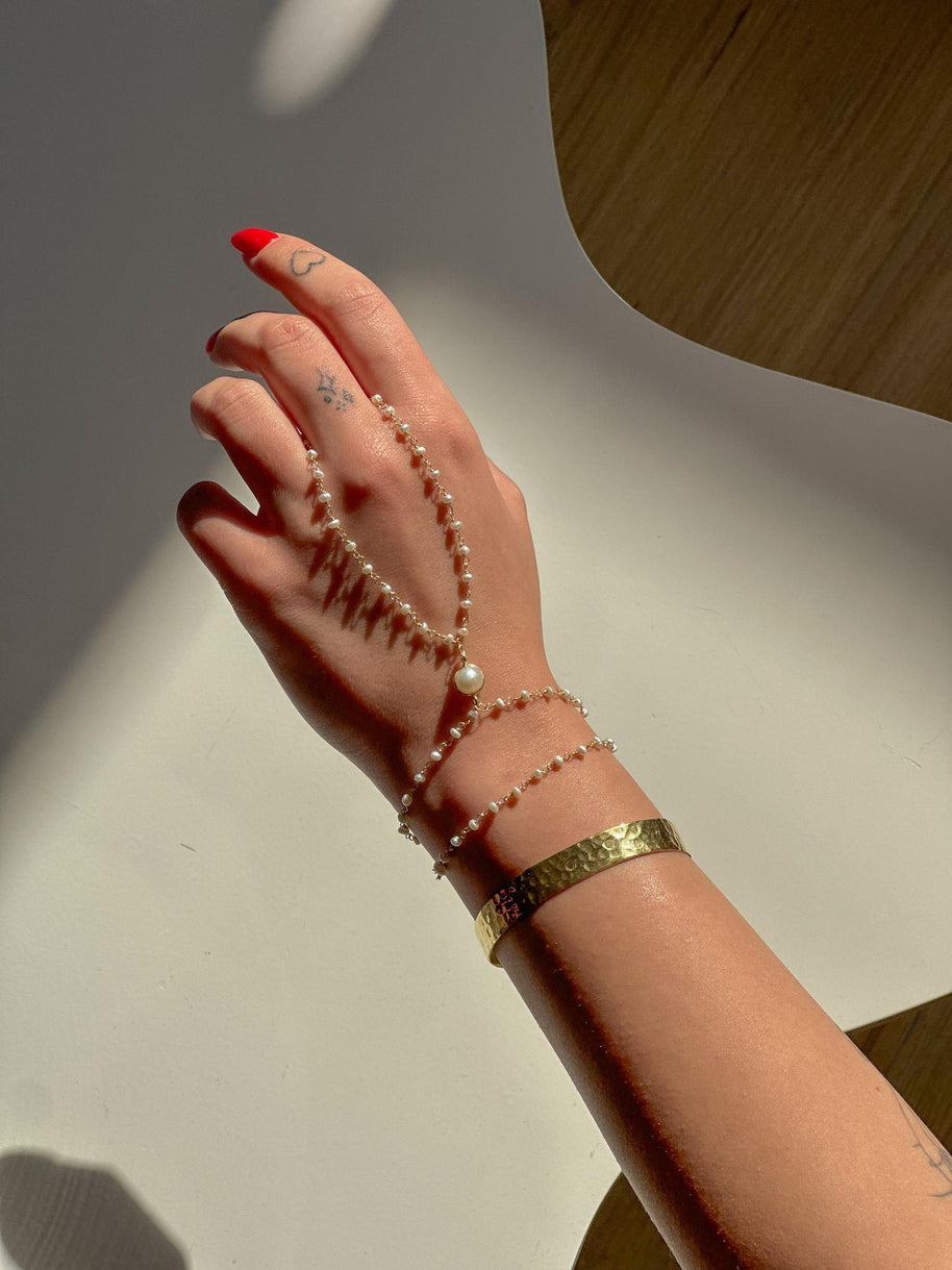 Dövme Kelepçe Bileklik -  925 Ayar Gümüş