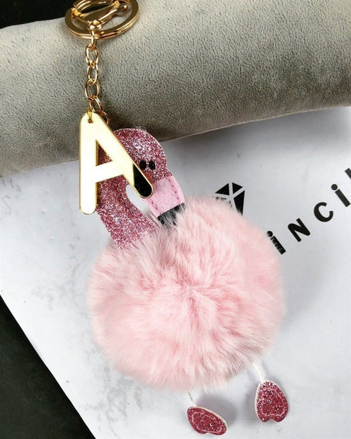 Kişiye Özel Flamingo Anahtarlık