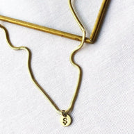Kişiye Özel Minimal Kolye - Gold - 925 Ayar Gümüş