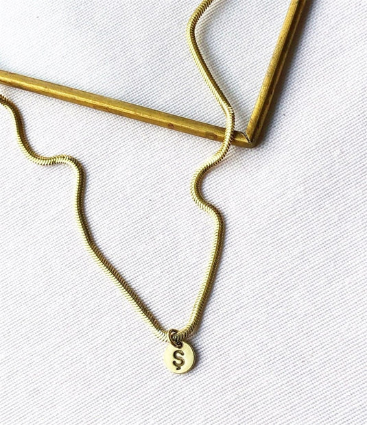 Kişiye Özel Minimal Kolye - Gold - 925 Ayar Gümüş