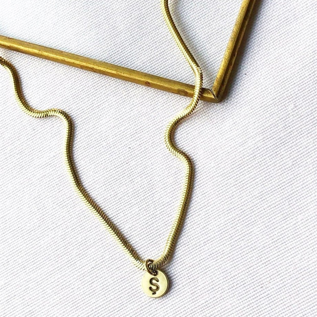 Kişiye Özel Minimal Kolye - Gold - 925 Ayar Gümüş