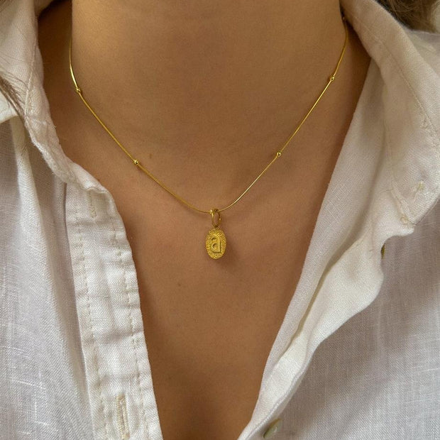 Küçük Harf Kolye - 925 Ayar Gümüş