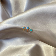 Minik Opal Taşlı Piercing