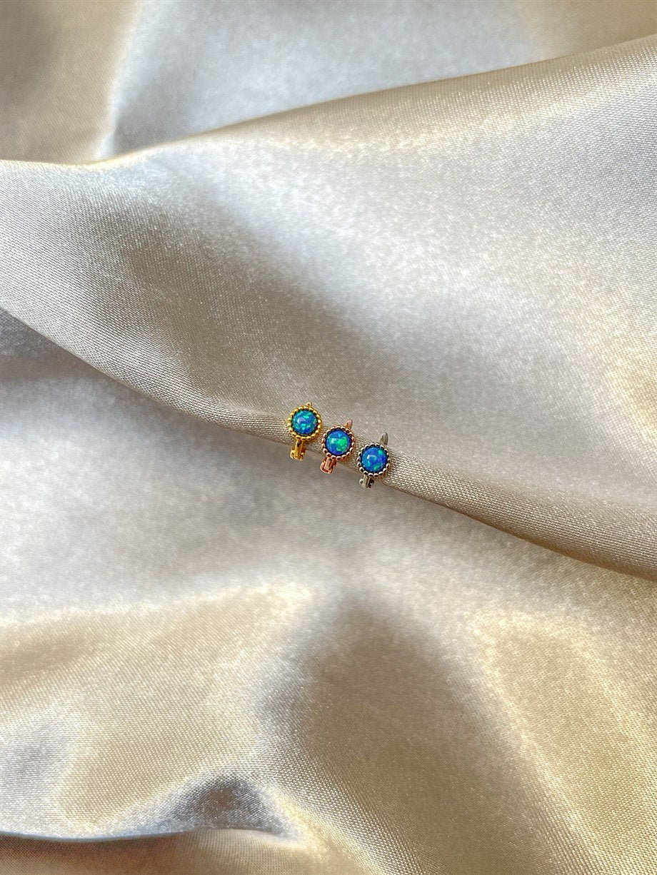 Minik Opal Taşlı Piercing