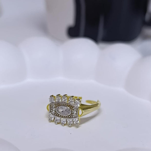 Oval Taşlı Yüzük - 925 Ayar Gümüş