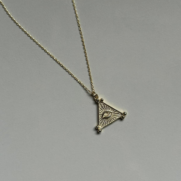 Piramit Kolye-925 Ayar Gümüş