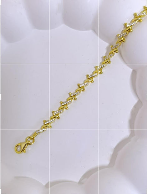 Taşlı Bileklik-925 Ayar Gümüş