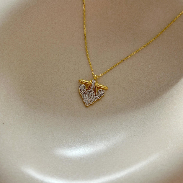 Taşlı Kolye - 925 Ayar Gümüş