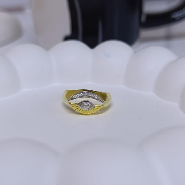 Taşlı Trend Yüzük - 925 Ayar Gümüş