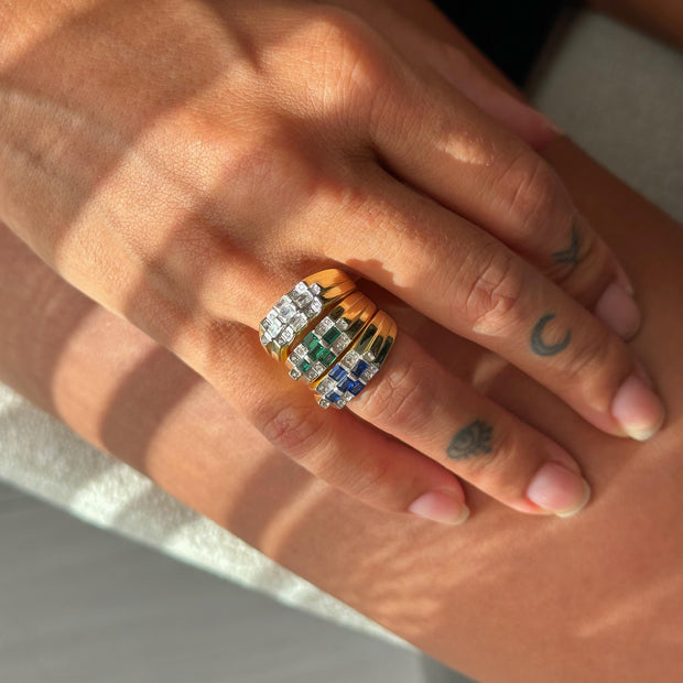 Taşlı Yüzük - 925 Ayar Gümüş