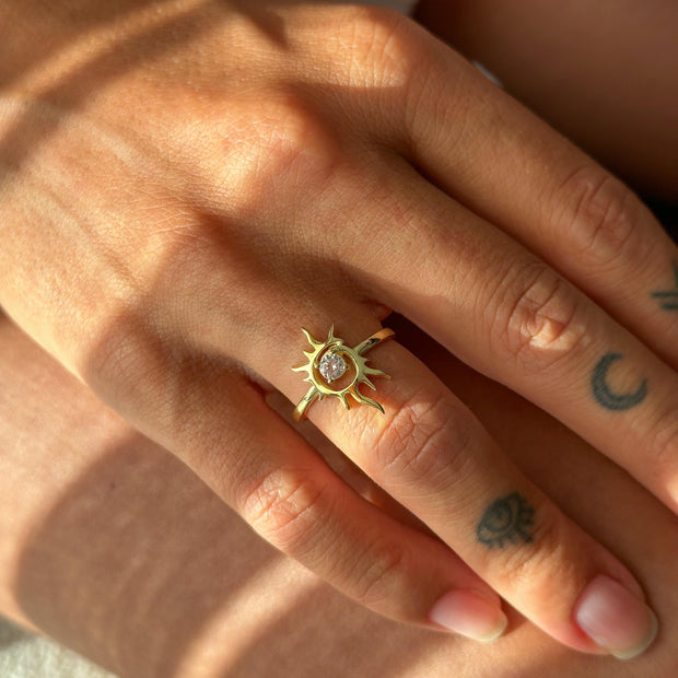 Taşlı Yüzük - 925 Ayar Gümüş