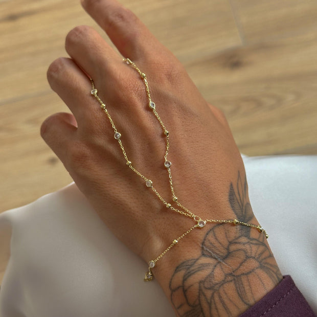 Taşlı Zincir Şahmeran -  925 Ayar Gümüş