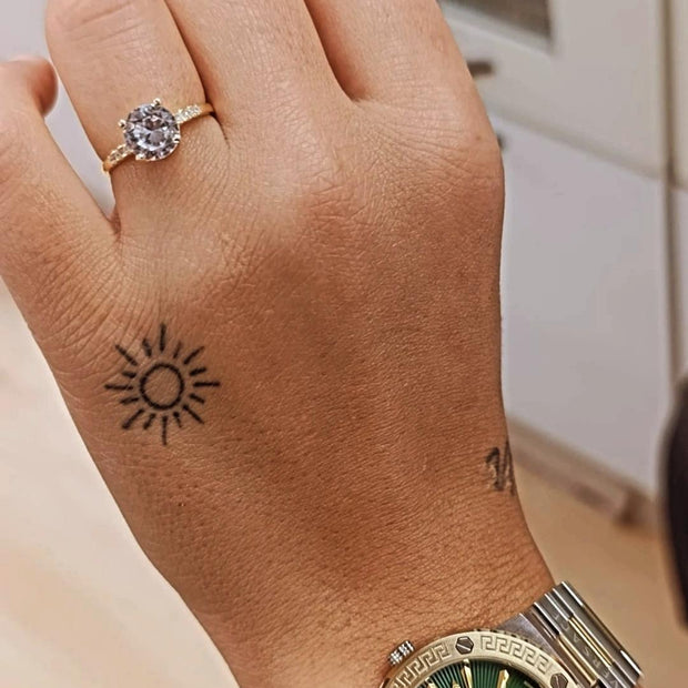 Tek Taş Yüzük - 925 Ayar Gümüş