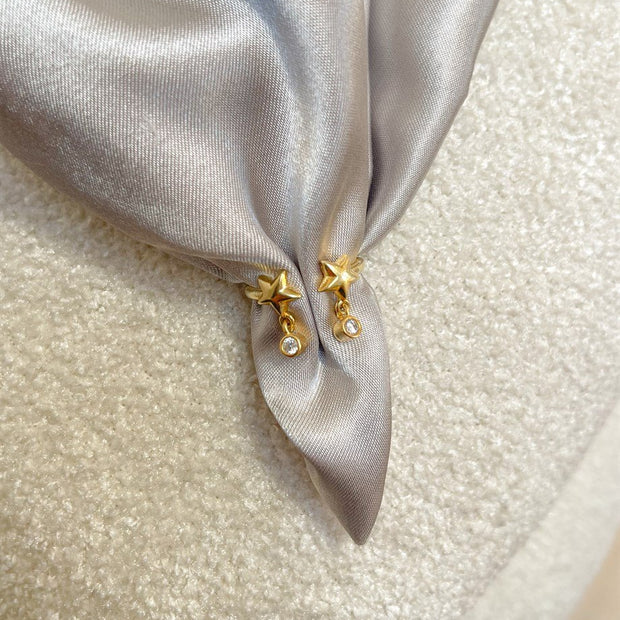 Yıldız Figürlü Ayarlanabilir Yüzük - 925 Ayar Gümüş