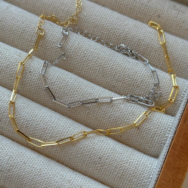 Zincir Bileklik -  925 Ayar Gümüş