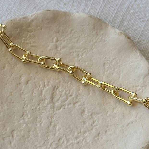 Zincir Bileklik - TEK  - 925 Ayar Gümüş