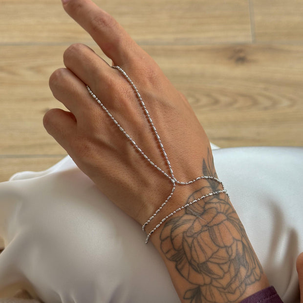 Zincir Çift Dolama Zincir Şahmeran -  925 Ayar Gümüş