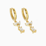 Zircon Taşlı Figür Küpe (925 Ayar Gümüş)
