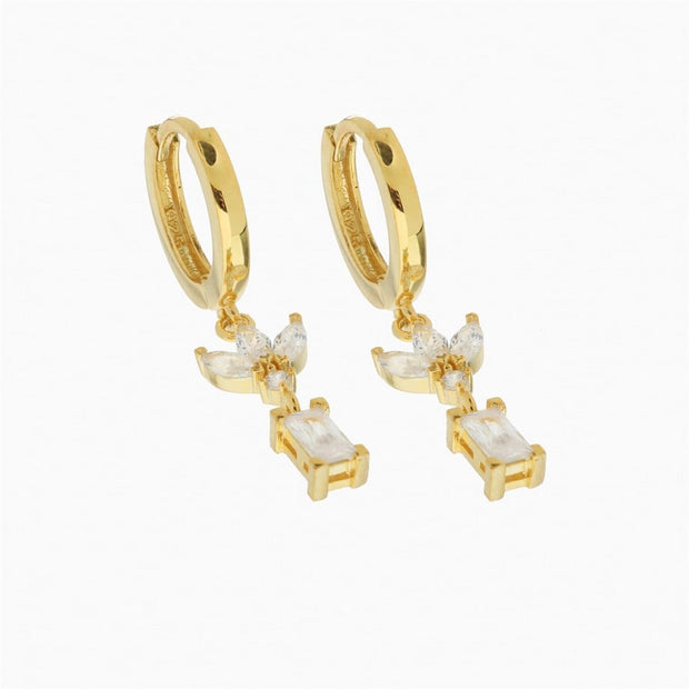 Zircon Taşlı Figür Küpe (925 Ayar Gümüş)